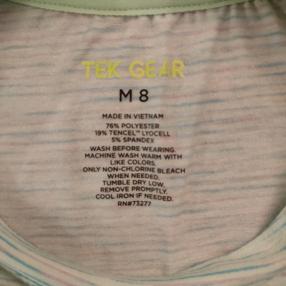 3/$30 Bundle of Girls Short Sleeve Shirt and Bike Shorts, Medium - Picture 2 of 3